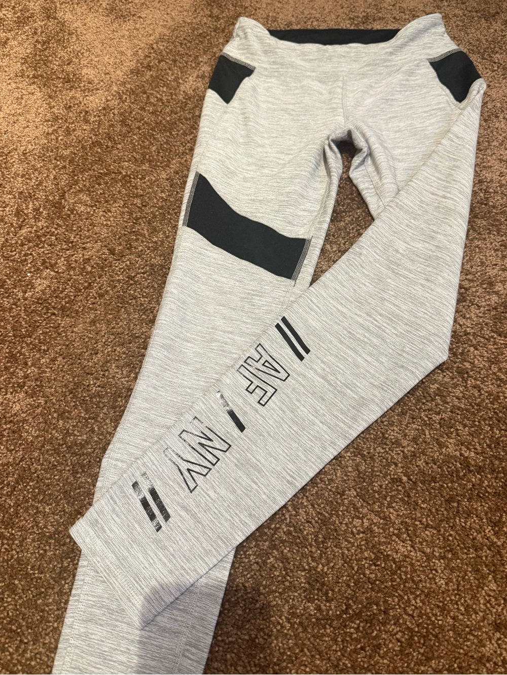 Vintage 2014 Abercrombie & Fitch Active AF NY Colorblock Leggings